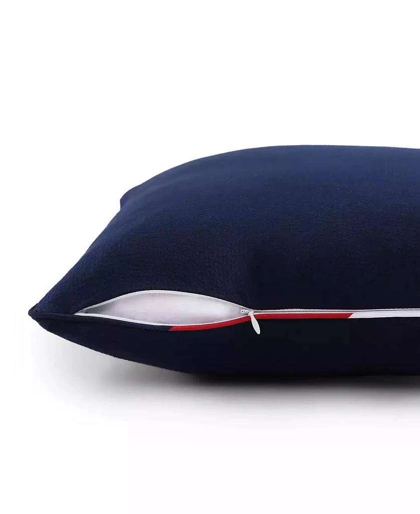 Tommy Hilfiger Flag Seersucker Square Pillow, 20" X 20" 2