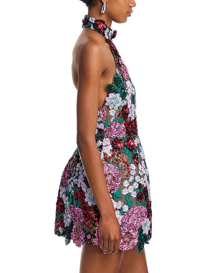 BRONX AND BANCO Deirdre Sequinned Halter Dress 5