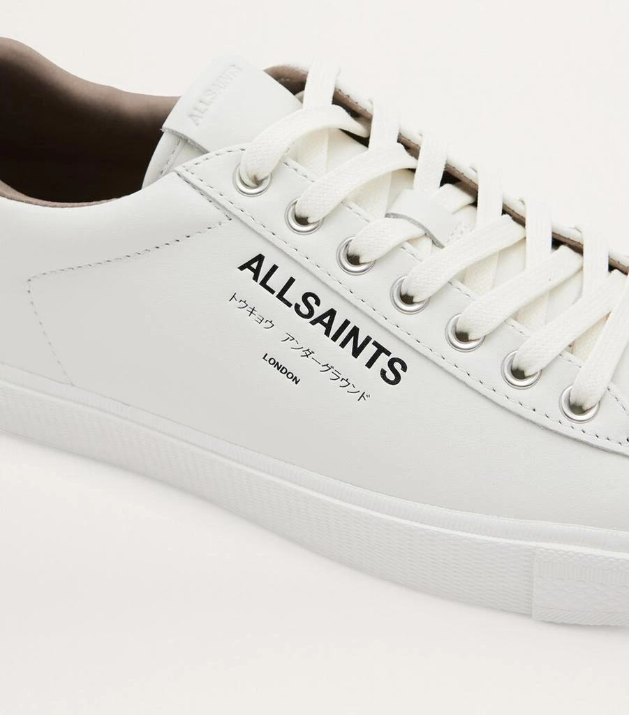 ALL SAINTS Leather Underground Low-Top Sneakers 6