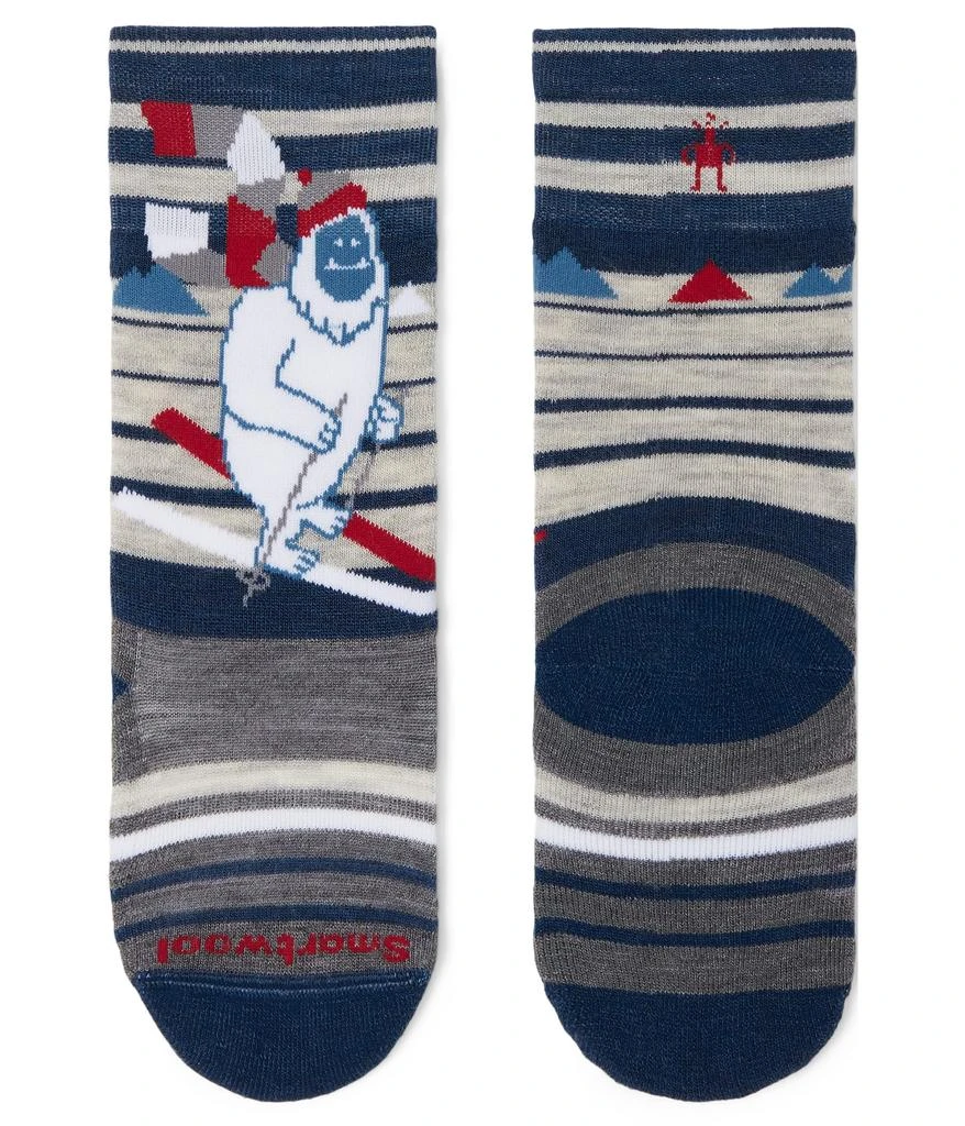 SmartWool Wintersport Full Cushion Yeti Pattern Over-the-Calf Socks (Toddler/Little Kid/Big Kid) 1
