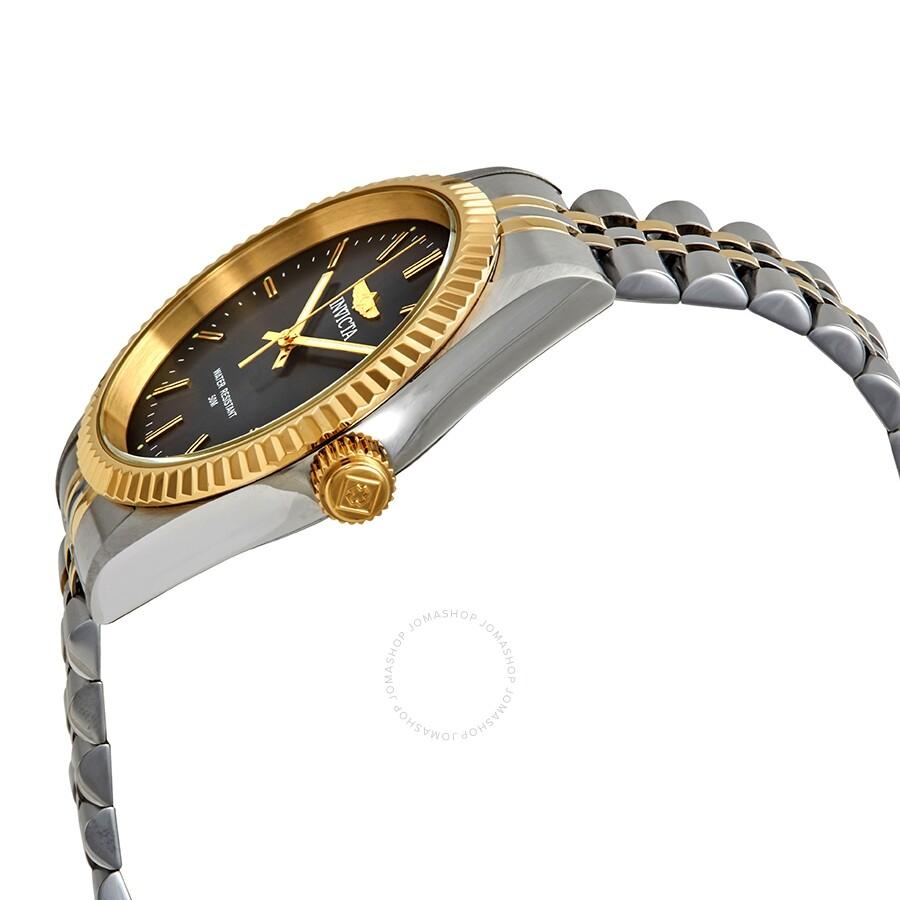 Invicta Specialty Black Dial Two-tone Men's Watch 29377