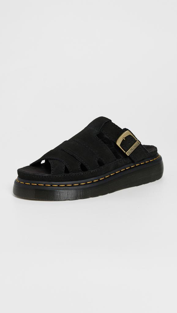 【Dr.Martens】Slippers Miles-Black Dr. Martens Myles Slide Sandal - Black | Journeys