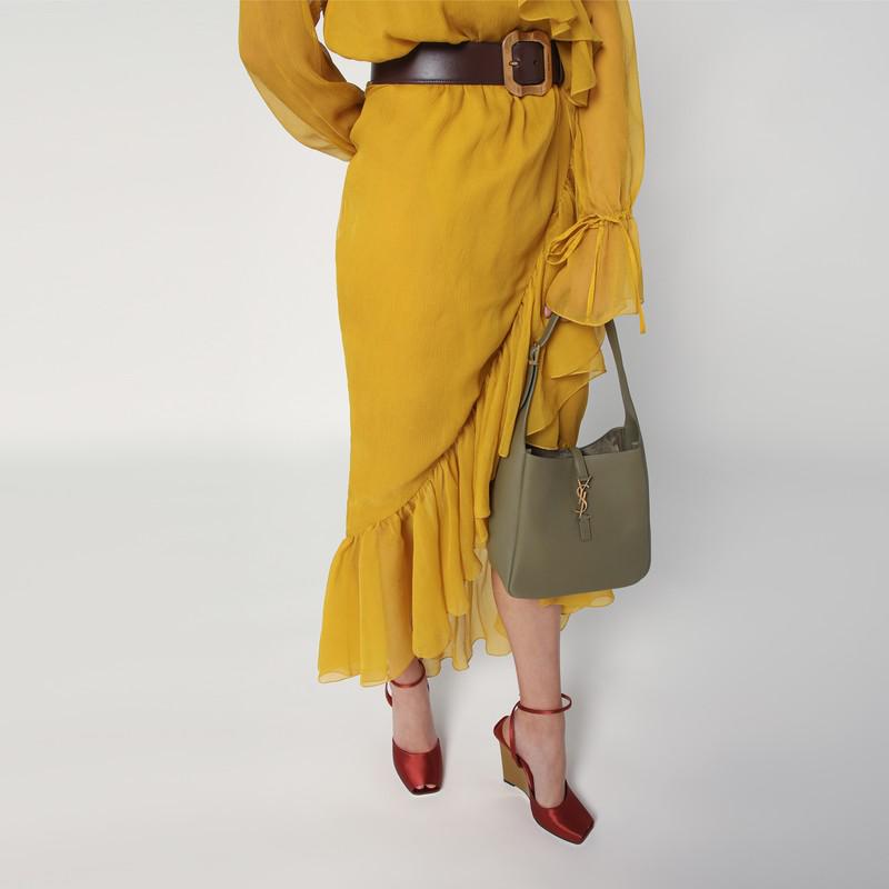 Yves Saint Laurent Le 5 A 7 strong moss shoulder bag