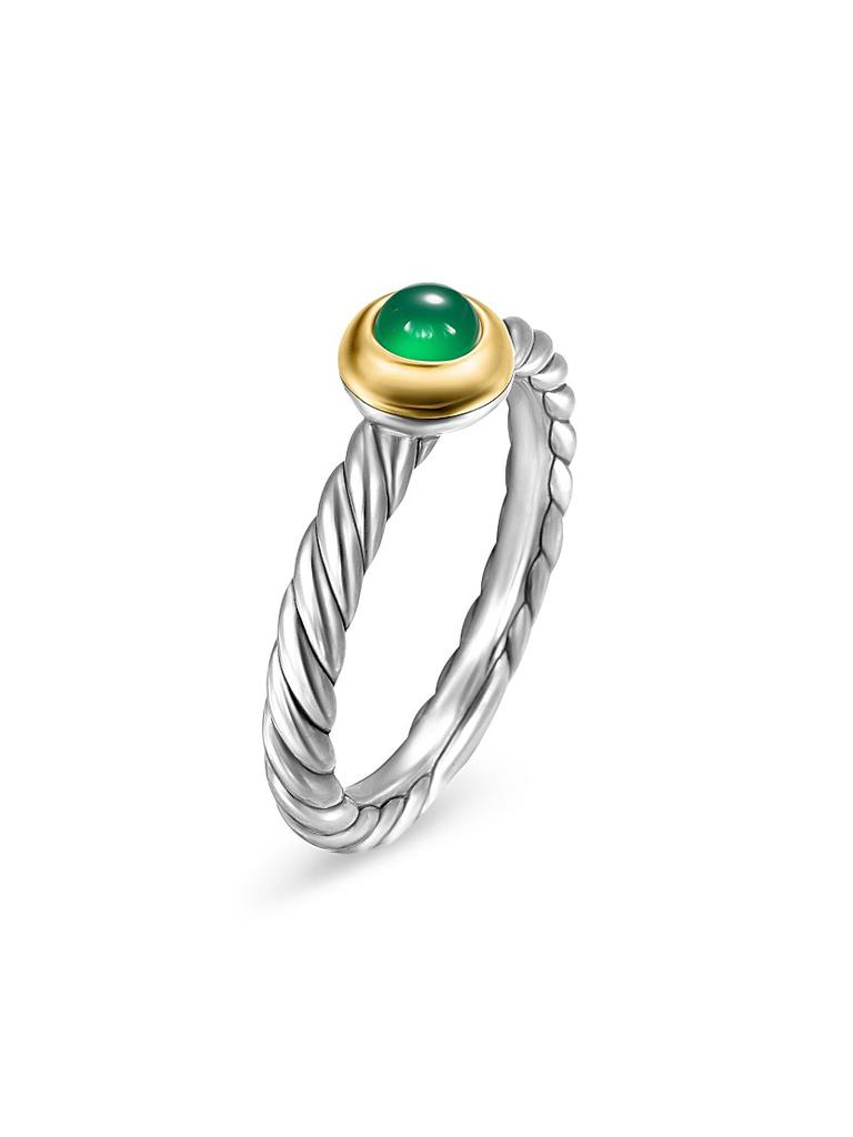 David Yurman Petite Cable Ring in Sterling Silver