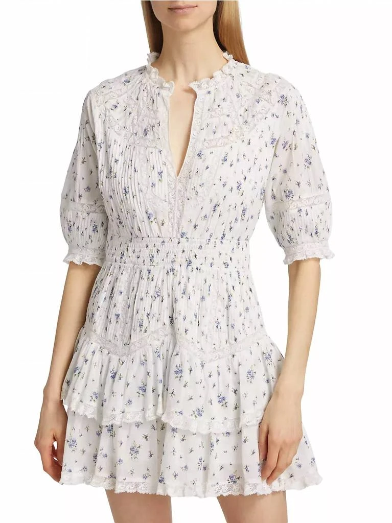 LOVESHACKFANCY Clovis Dress In Bluebird Dream 2
