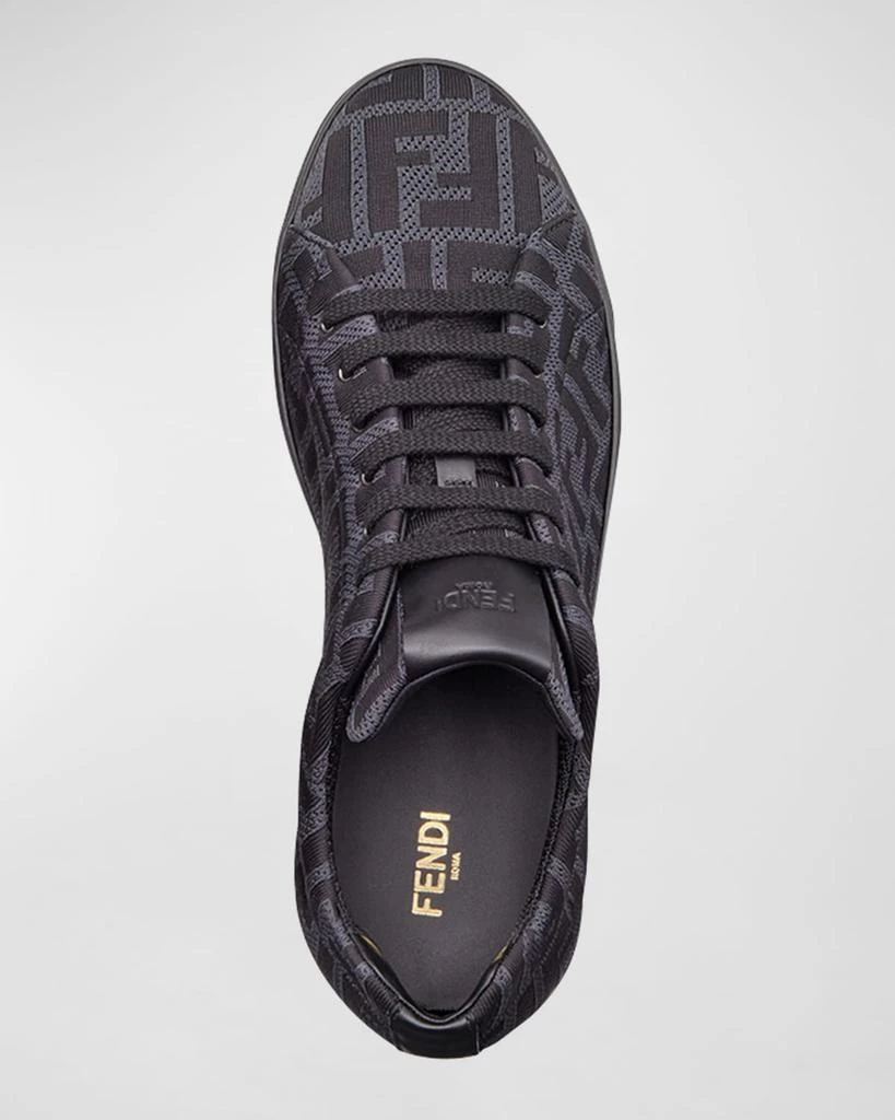Fendi Men's Allover FF Low-Top Sneakers 5