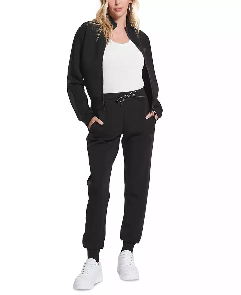 GUESS Women's Allie Logo-Tape Cuffed Sweatpants 4