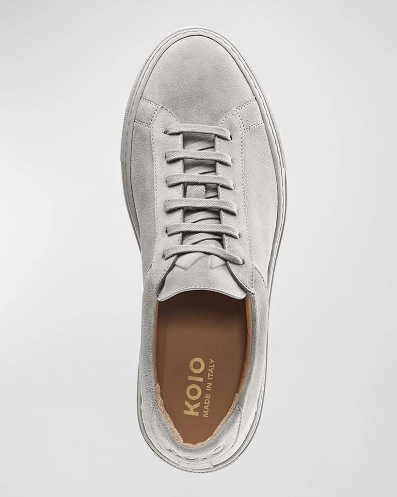 Koio Men's Capri Tonal Suede Low-Top Sneakers 4