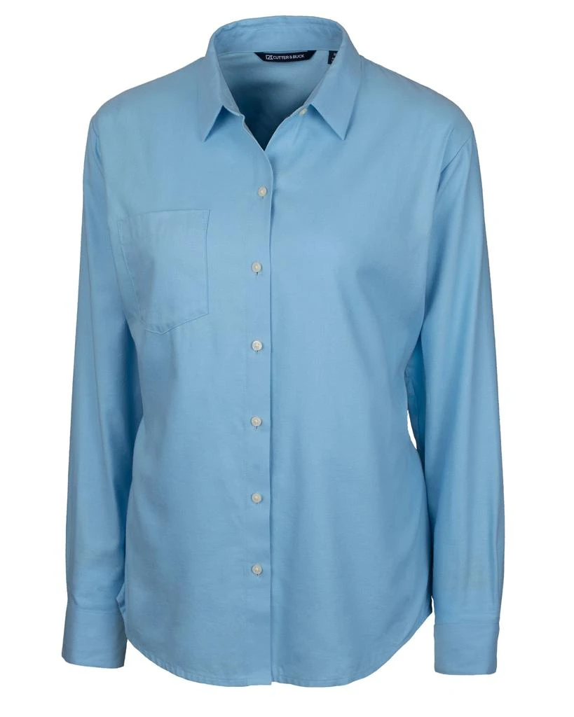 Cutter & Buck Ladies' Windward Twill Long Sleeve Shirt 1