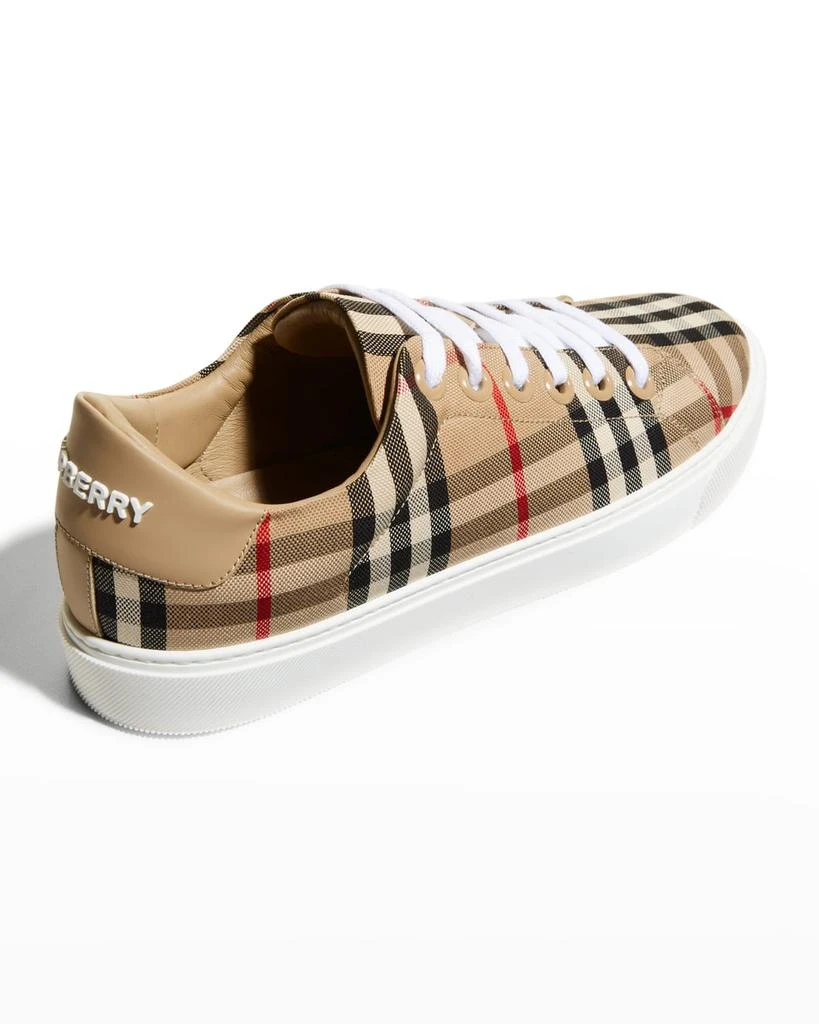 Burberry New Albridge Check Low-Top Sneakers 3