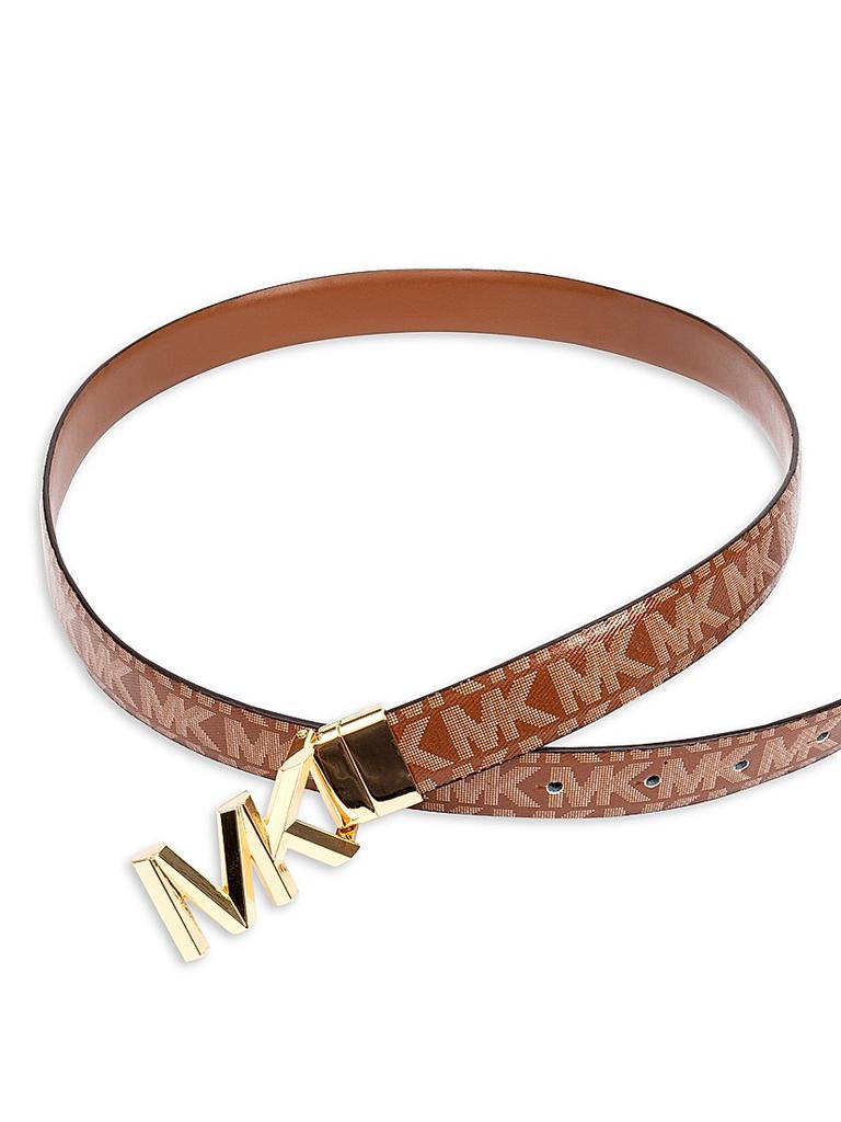 Michael Kors MK Logo Reversible Leather Belt