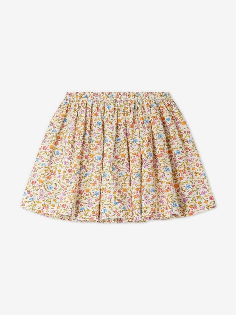 Bonpoint Bonpoint Girls Suzon Floral Skirt in Multicolour 1