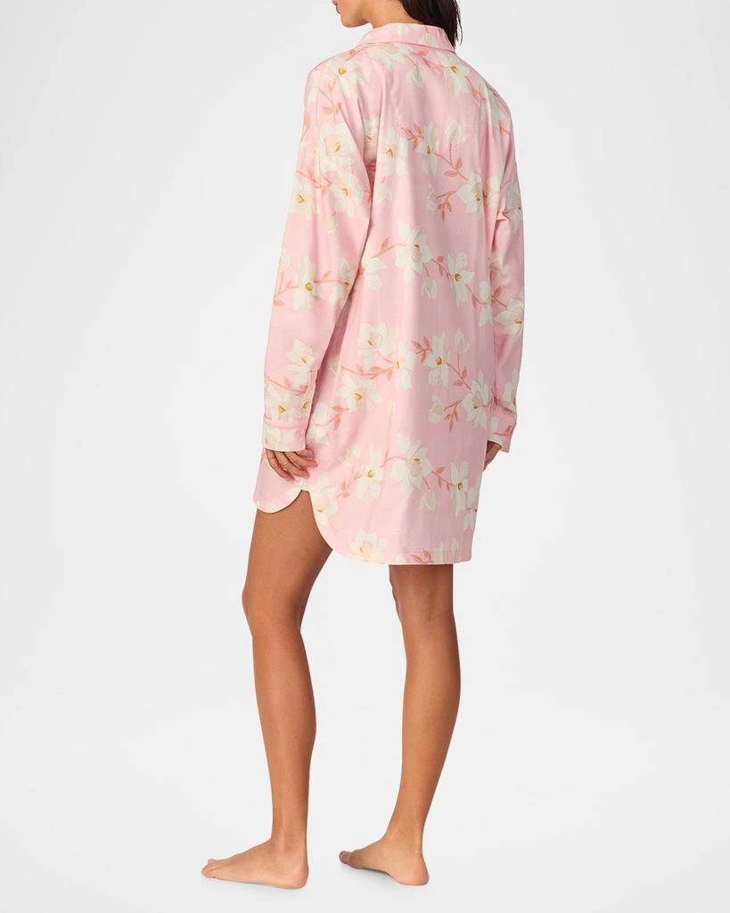 BedHead Pajamas High-Low Organic Cotton Flannel Nightshirt 3
