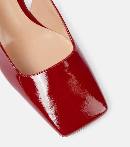 Gianvito Rossi Freeda patent leather slingback pumps 6