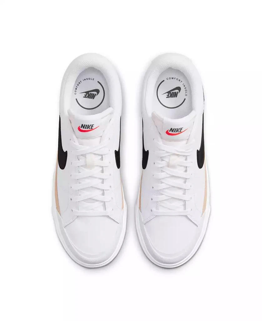 NIKE Women's Court Legacy Lift Platform Casual Sneakers from Finish Line 7