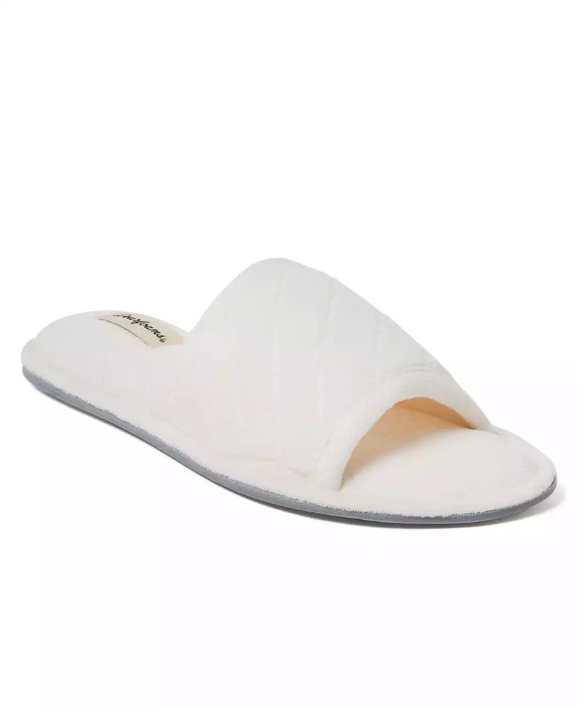 Dear Foams Women's Microfiber Terry Slide Slipper, Online Only 1