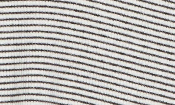 Noisy may Stripe Notch Neck Rib Knit Crop Top 4