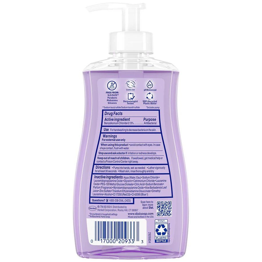 Dial Complete Antibacterial Liquid Hand Soap Lavender & Jasmine 2