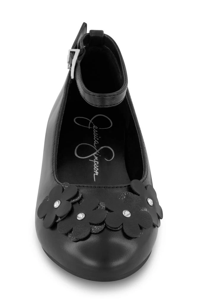 Jessica Simpson Kids' Amy Petal Ankle Strap Flat 2