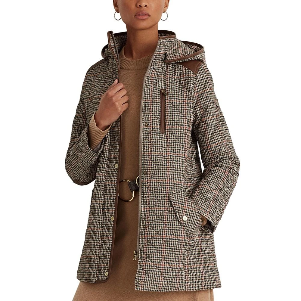 Lauren Ralph Lauren Women's Hooded Quilted Coat, Created by Macy's 1