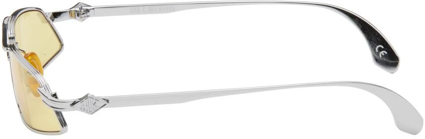Han Kjobenhavn Silver & Yellow Demo Low Sunglasses 3