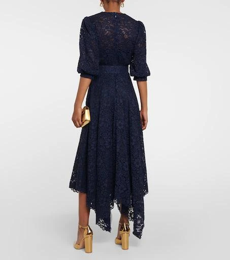 Costarellos Belted lace midi dress 3