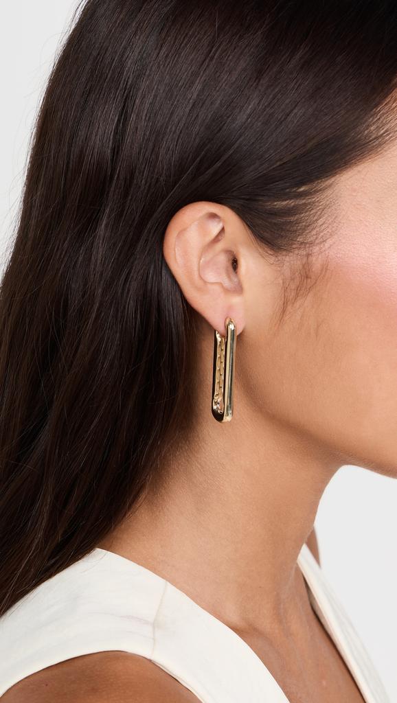 Lauren Rubinski 14k Yellow Gold Extra Large Link Earrings