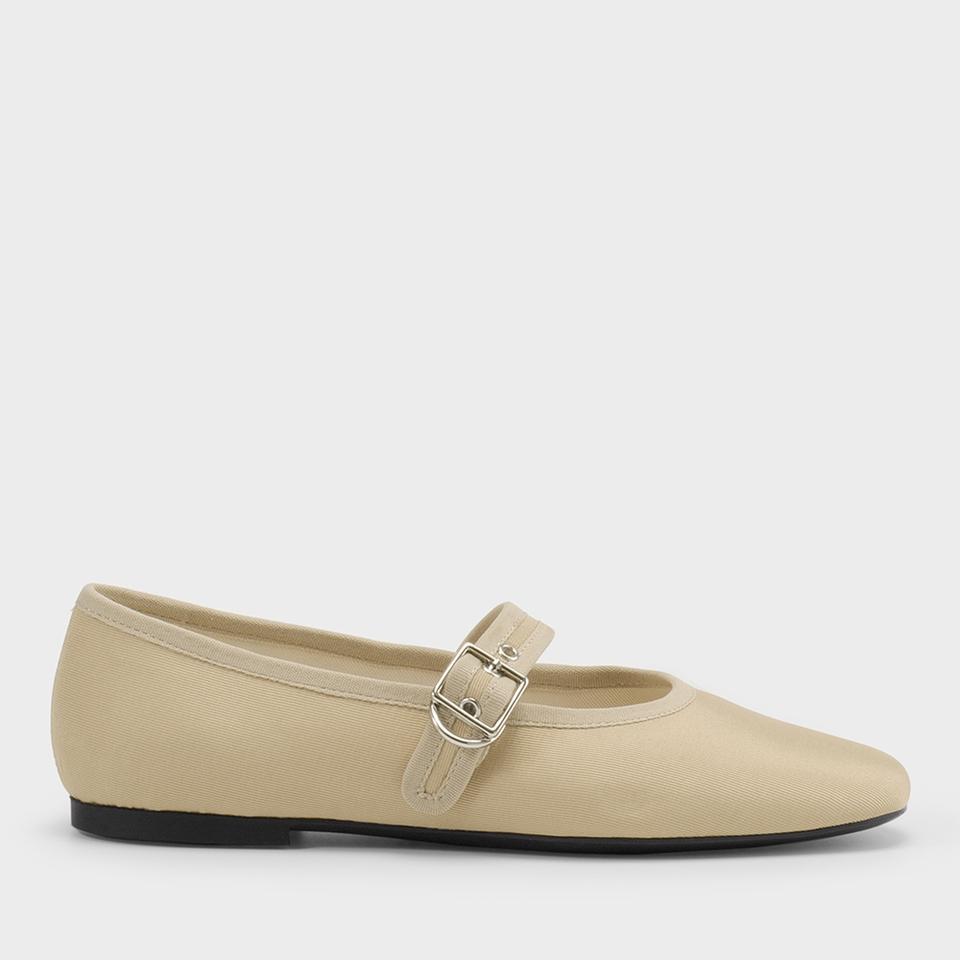 Vagabond VAGABOND WOMEN'S JOLIN BUCKLE TEXTILE BALLET FLATS