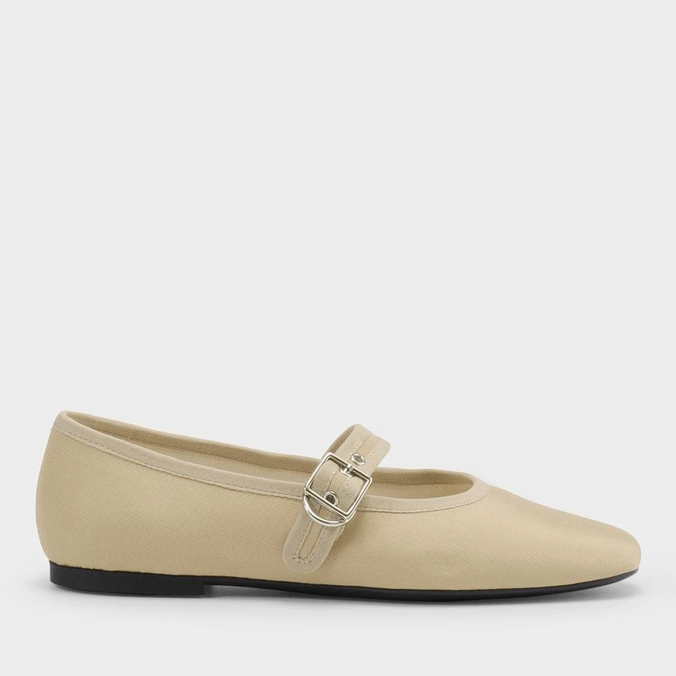 Vagabond VAGABOND WOMEN'S JOLIN BUCKLE TEXTILE BALLET FLATS 1