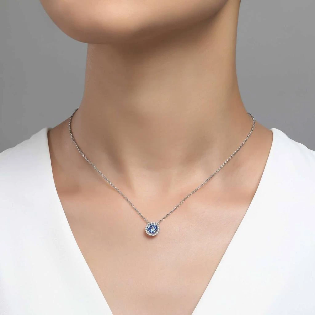 Lafonn Lafonn - March Birthstone Necklace 1