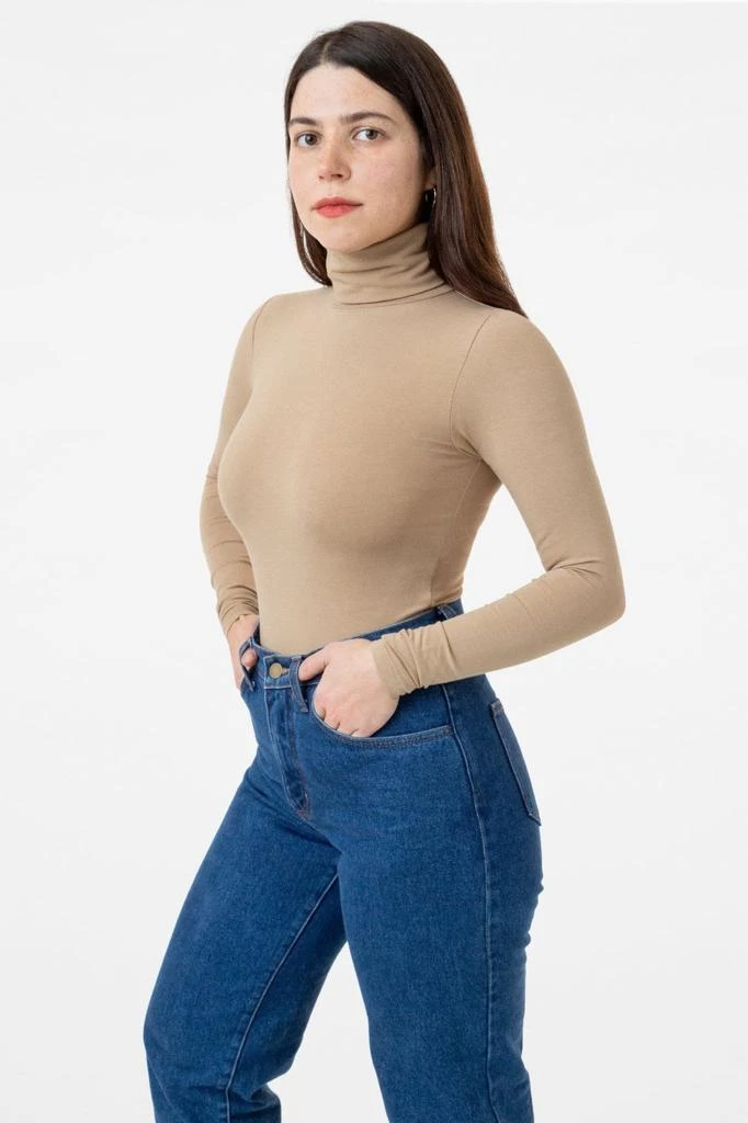 Los Angeles Apparel 8306 - Cotton Spandex Turtleneck 10