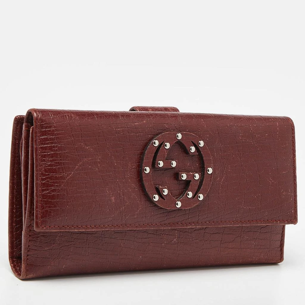 Gucci Gucci Brick Leather Soho Studded Continental Wallet 3