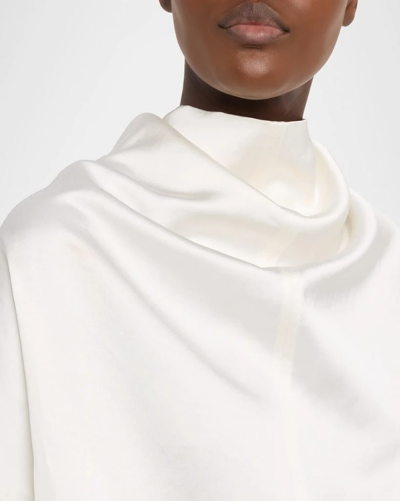 Totême Cowl-Neck Organza Blouse 5