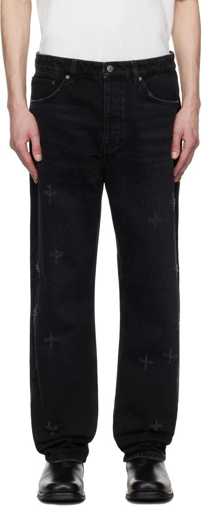 Ksubi Black Anti K Nirvana Plus Trashed Jeans 1