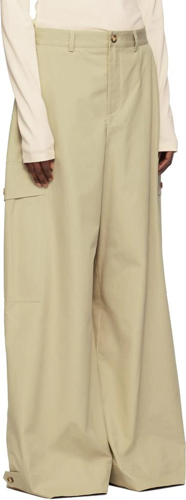La Collection Beige Stein Trousers 2