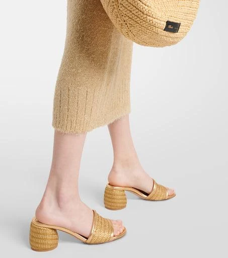 Gianvito Rossi Marbella leather-trimmed sandals 4