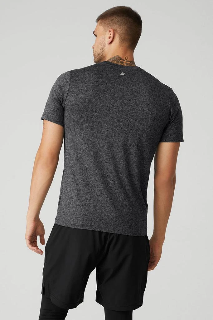 Alo Conquer Reform Crewneck Short Sleeve - Seashell Blue 3