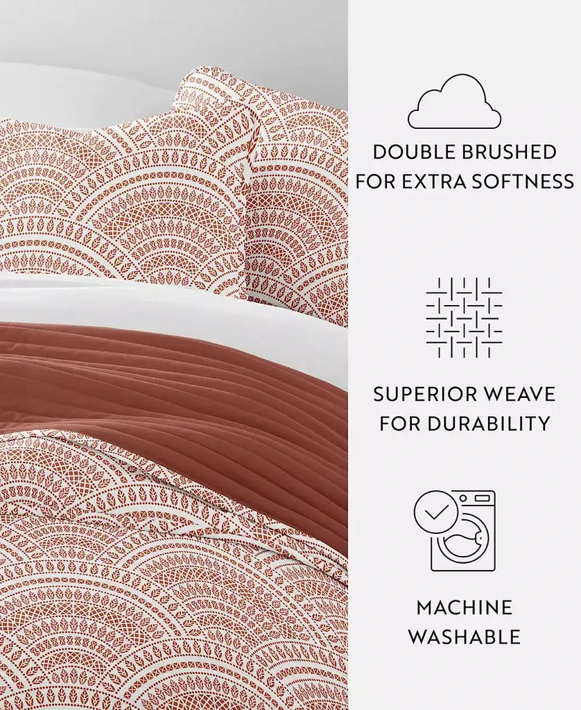 IENJOY HOME Scallop Reversible 3-Pc. Quilt Set 5