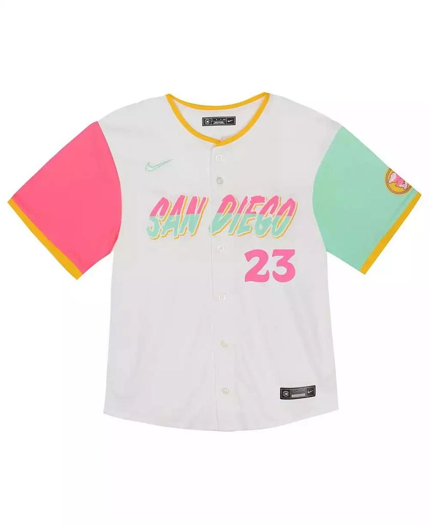 NIKE Toddler Fernando Tatis Jr. White San Diego Padres City Connect Limited Player Jersey 3
