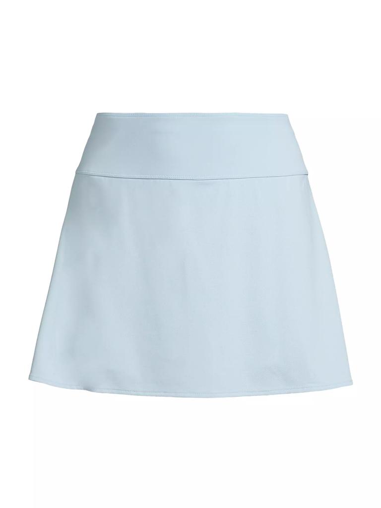 Zero Restriction Kimberly Pleated-Back Miniskirt