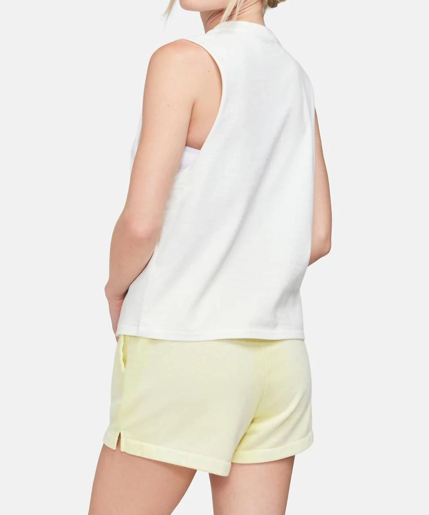 Wildfox Forty Love Riley Tank Top In Clean White 3