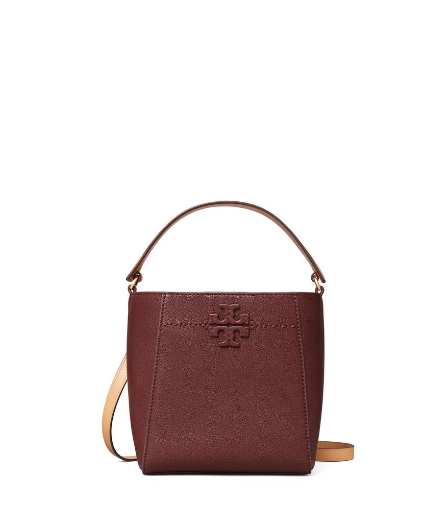 Tory Burch McGraw Textured Small Bucket Bag