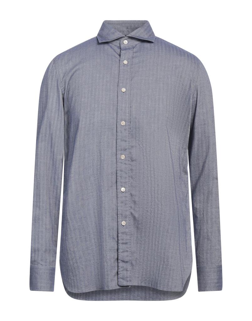 LUIGI BORRELLI NAPOLI Solid color shirt