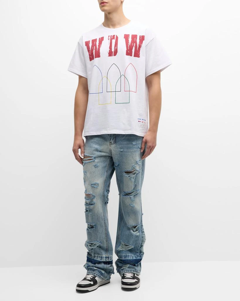 WHO DECIDES WAR Men's Relaxed Gnarly Denim Jeans 3