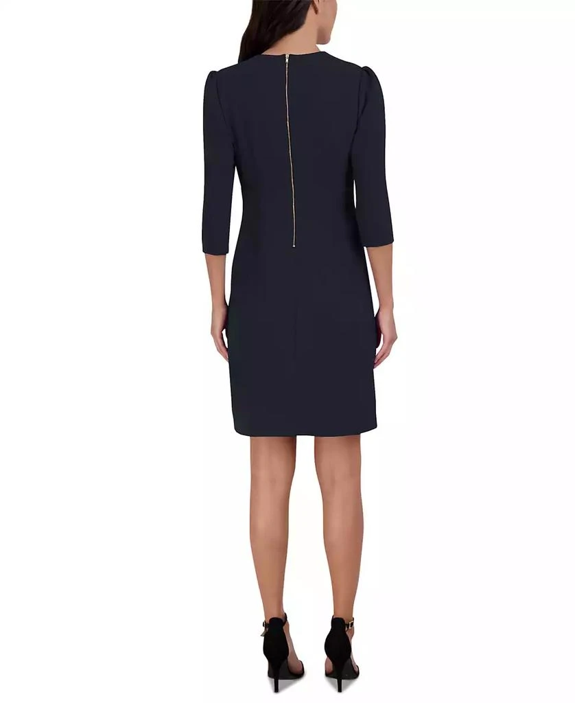 julia jordan Women's Pleated Ruffled-Front Sheath Dress 2