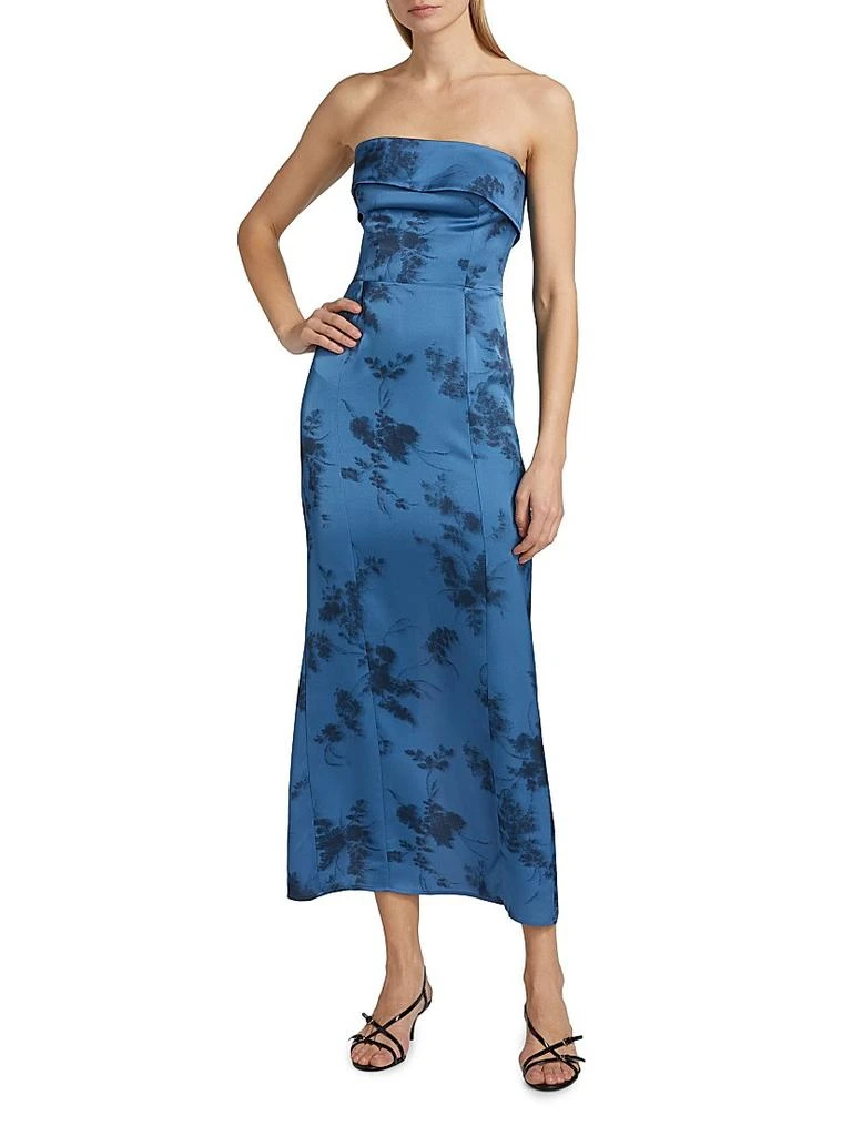 sachin and babi light blue dress Chic Black Thigh-high Slit Sexy Sleeveless Prom Dress main image 1