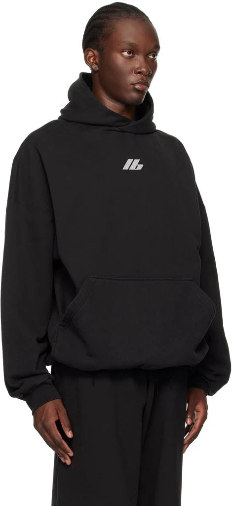 Balenciaga Black 'Activewear' Hoodie 2