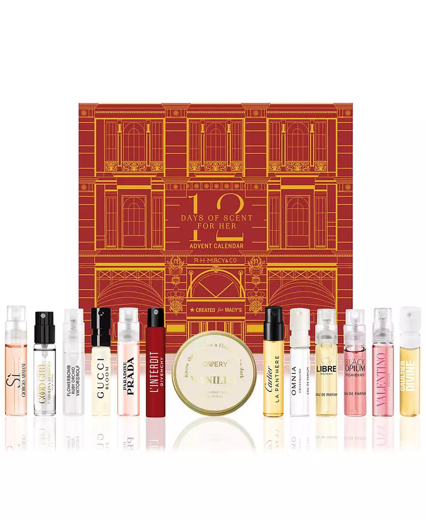 Created For Macy's 13-Pc. Macy's Favorite Scents 12 Days Of Scent For Her Advent Calendar Gift Set, Exclusively at Macy's