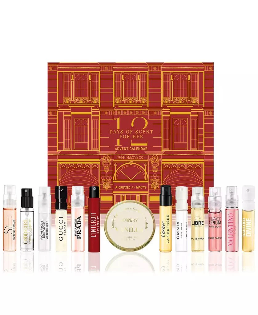 Created For Macy's 13-Pc. Macy's Favorite Scents 12 Days Of Scent For Her Advent Calendar Gift Set, Exclusively at Macy's 1