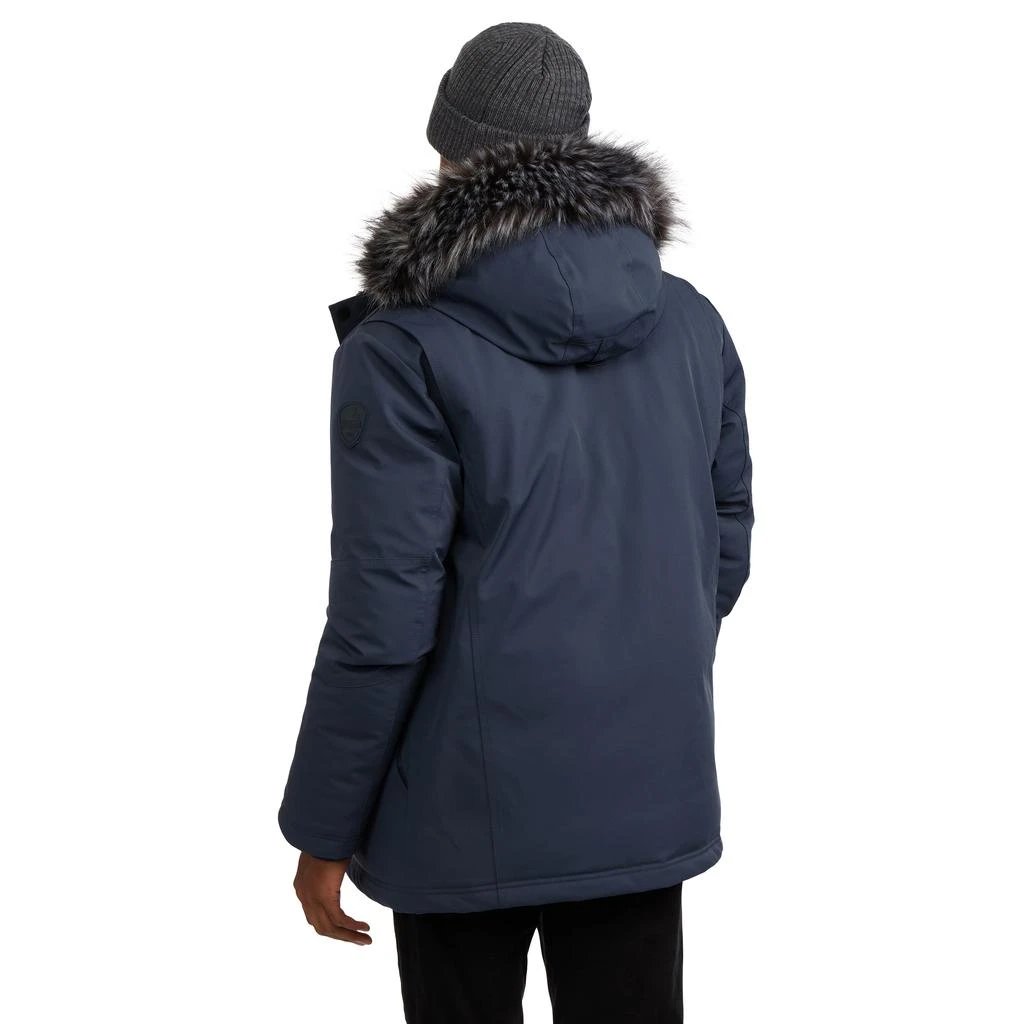 Pajar Men’s Soren Mid Length Parka with Fixed Hood and Detachable Faux Fur 2